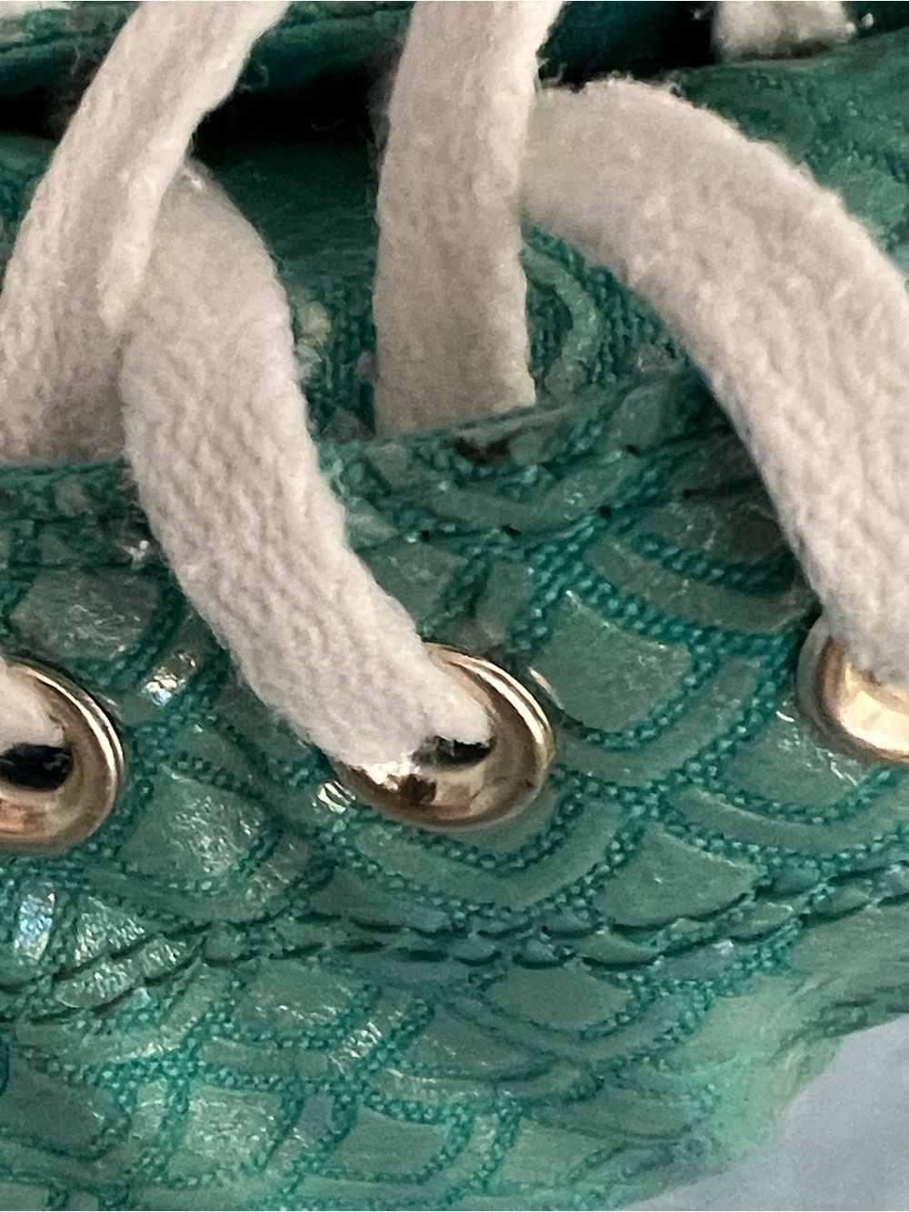 Converse Chuck Taylor All Star High Top Turquoise Mermaid Scale - Picture 7 of 11